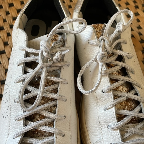 P448 made in Italy Jack Dakar perforated low top sneaker - Picture 5 of 15